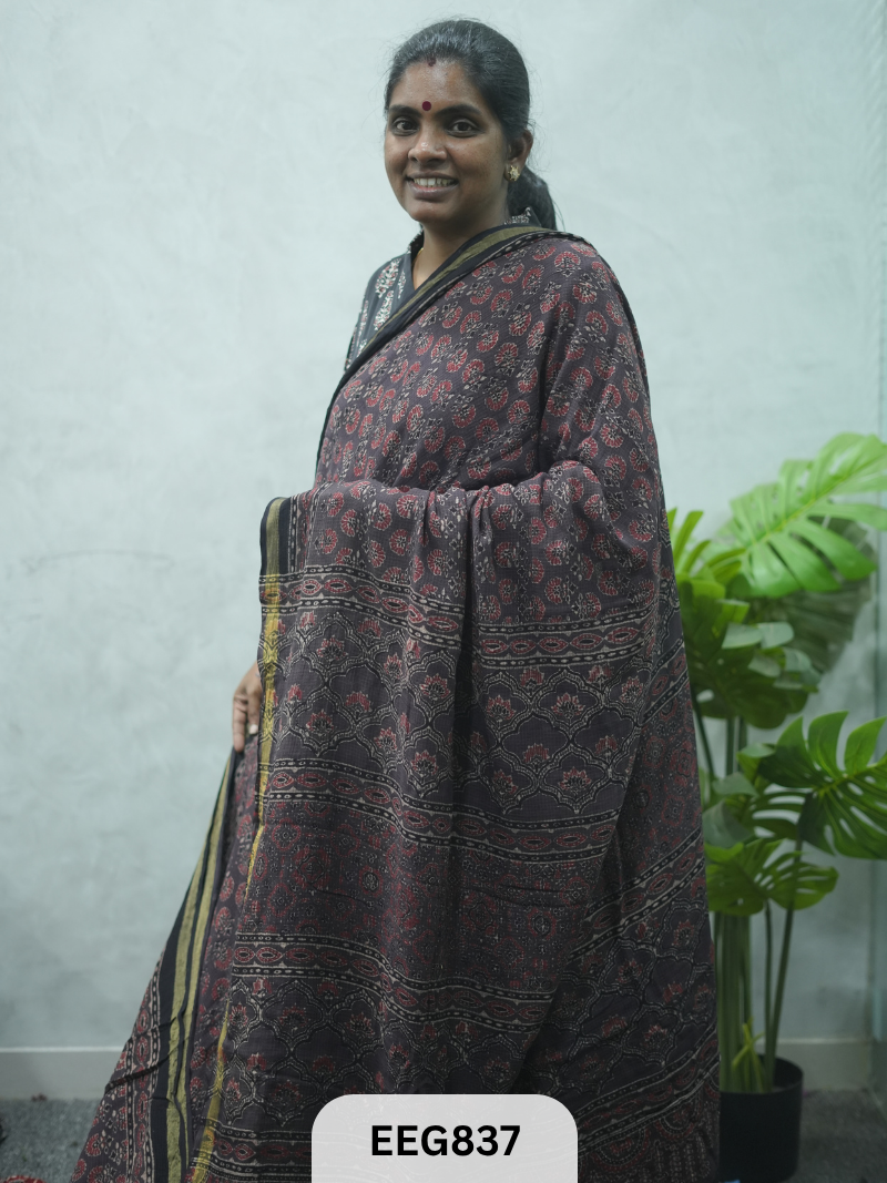 KOTA DORIA AJRAKH SAREE