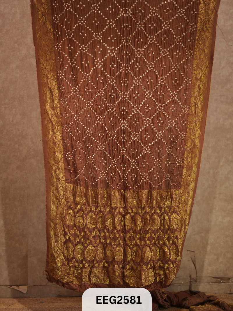 MODAL FUSIOIN SAREE WITH DOLA BORDER - EXCLUSIVE