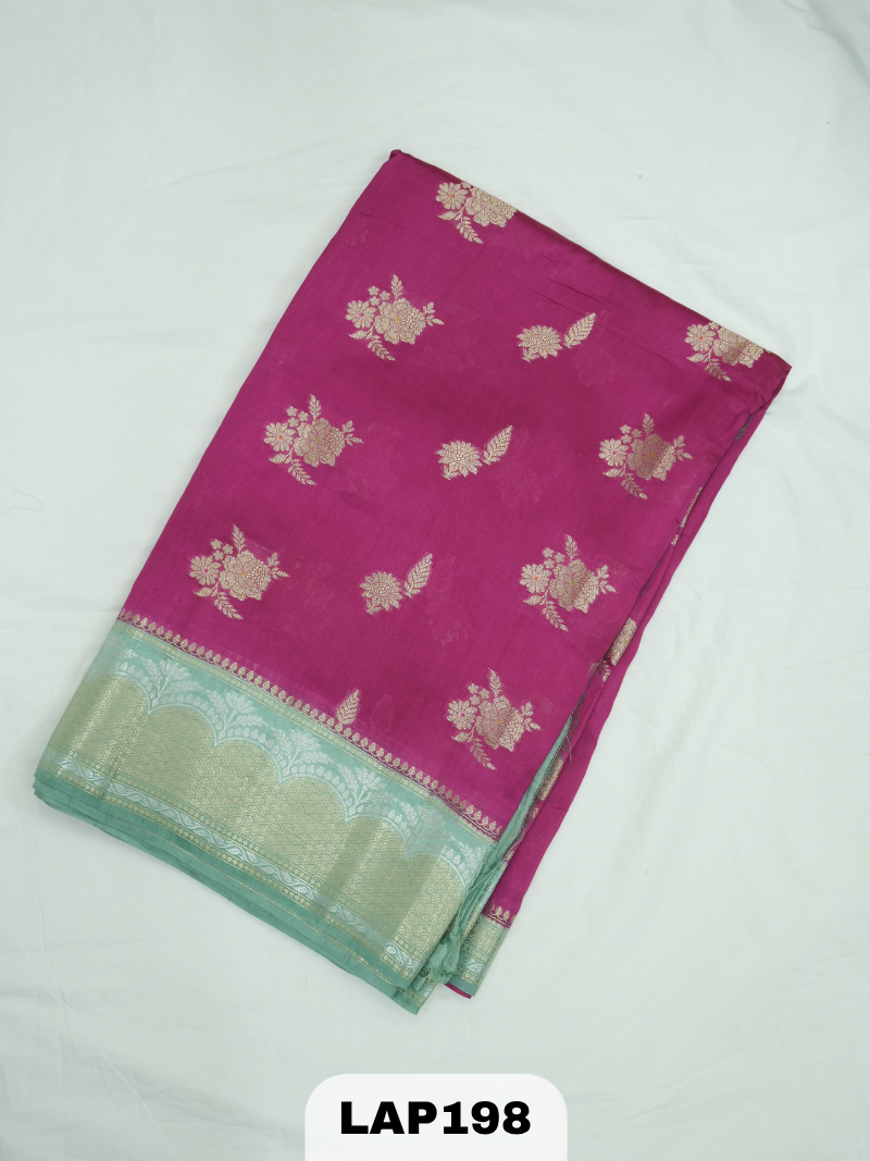 Banaras kora dupion silk saree