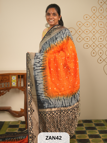 BANARASI BANDHINI - VISCOSE SAREE