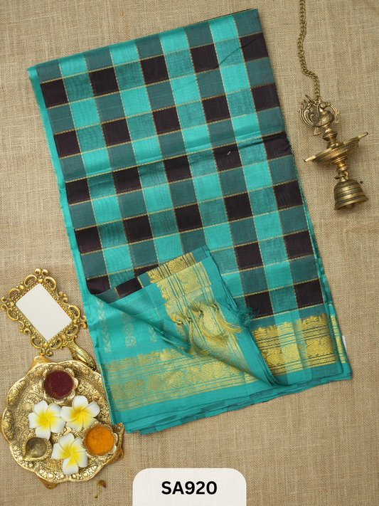 PURE HANDLOOM SILK COTTON SAREE | KANDANGI SAREE