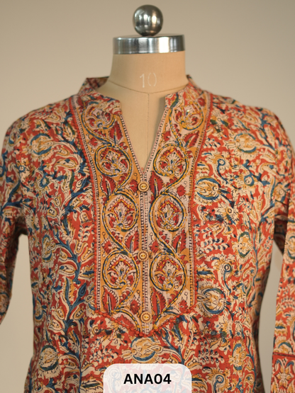 KALAMKARI KURTI TOP