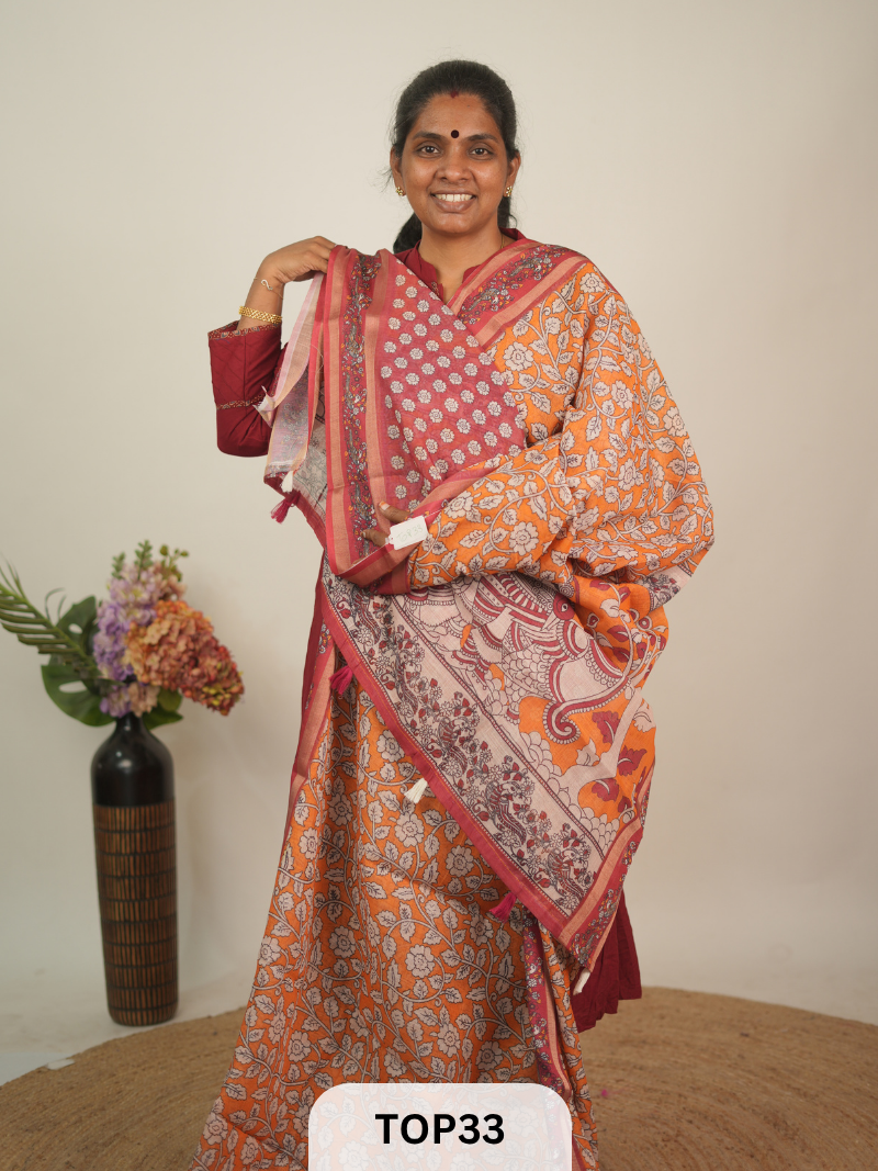 LINEN COTTON SAREE