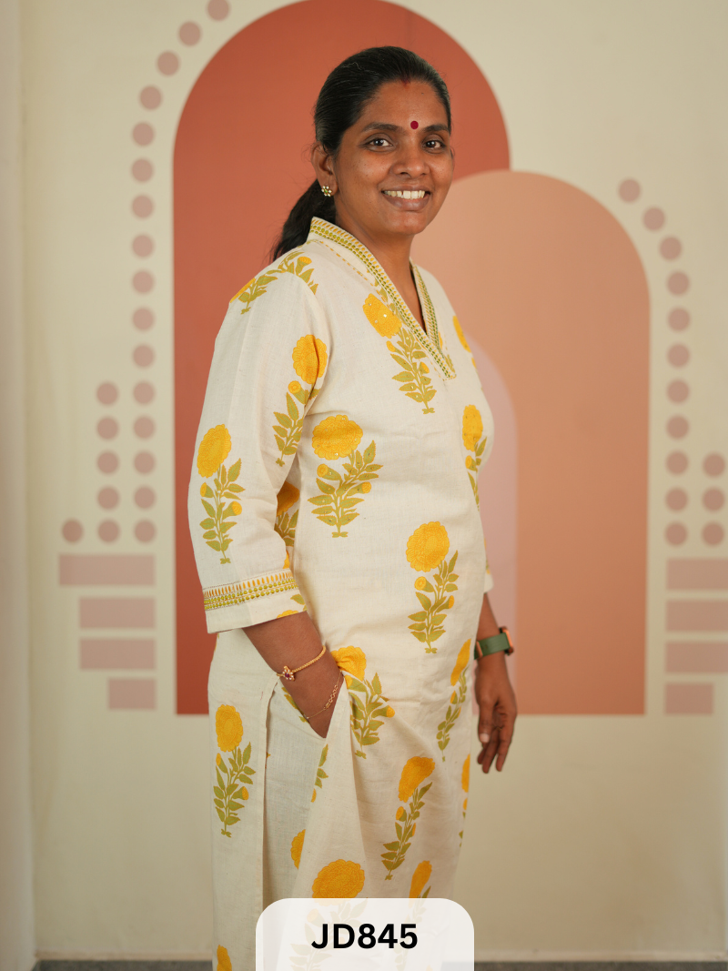 KHADI COTTON -2PCS SUIT