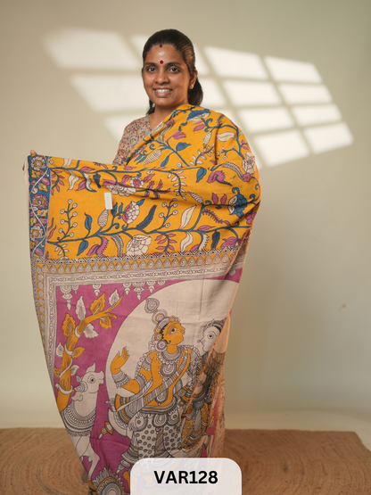 KALAMKARI COTTON SAREE