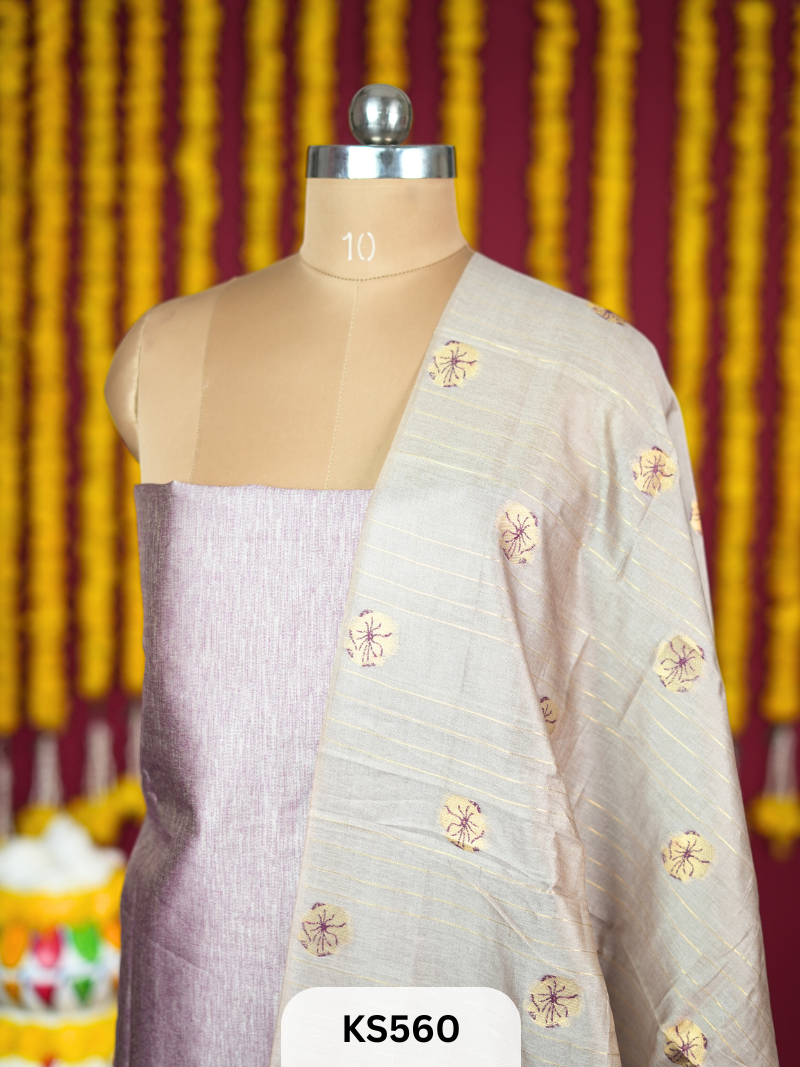 JAMDANI WEAVE SILK HANDWORK SALWAR