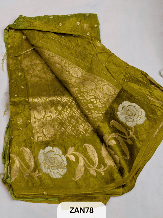 BANARASI WITH BANDHINI SAREE