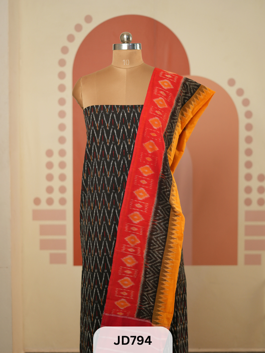 IKKAT POCHAMPALLY HANDLOOM SALWAR SUIT