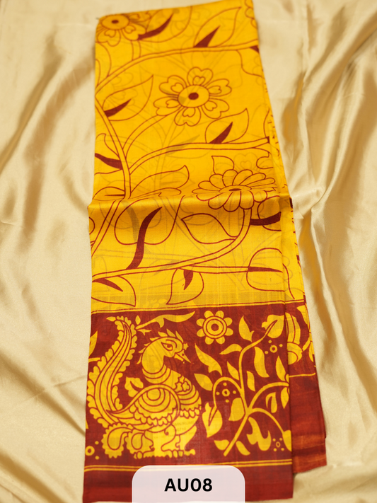 SOFT SILK BLEND TUSSAR | WITHOUT BLOUSE