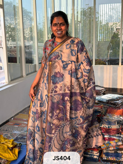 PREMIUM PURE KOTA KALAMKARI SAREE