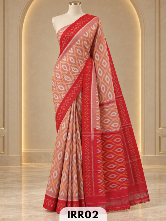 PURE IKKAT HANDLOOM SAREE