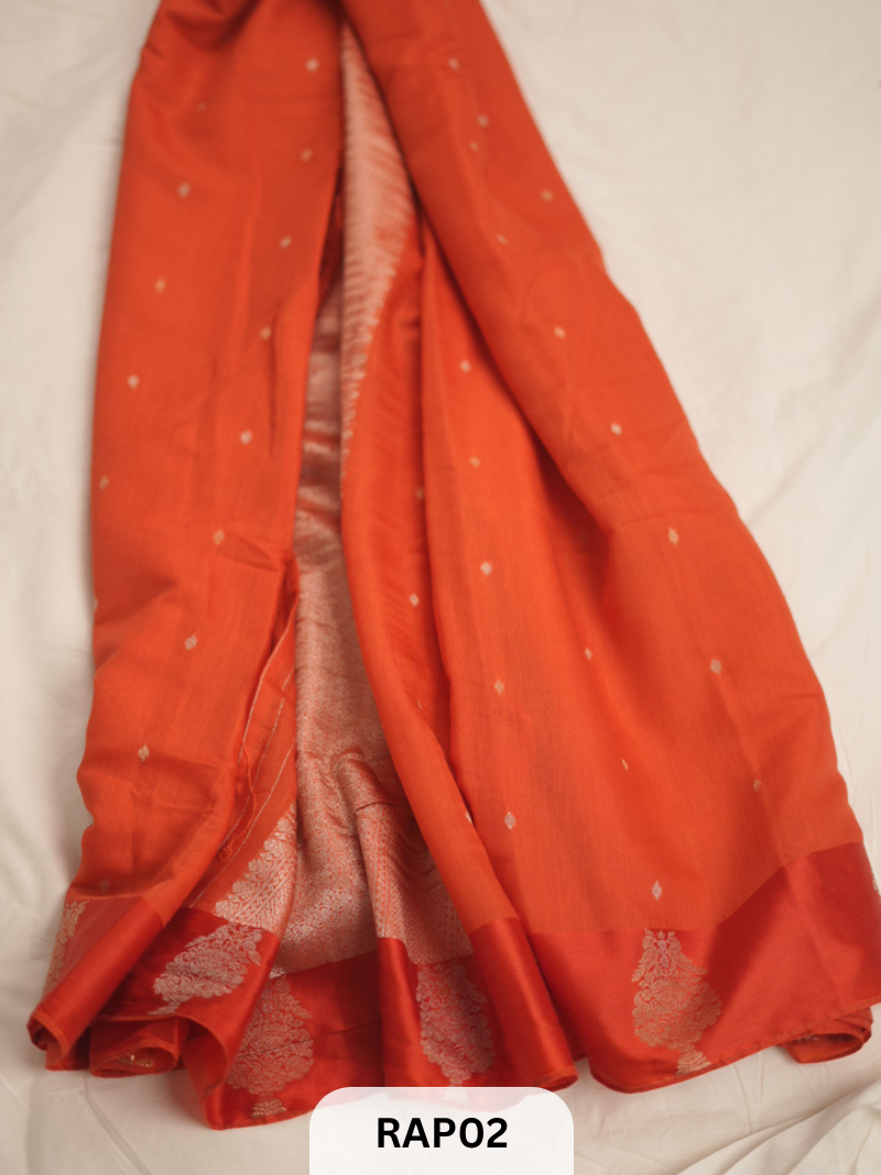 SEMI MYSORE CREPESILK SAREE