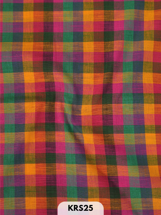 MADRAS KATTAM FABRIC-1 MTR