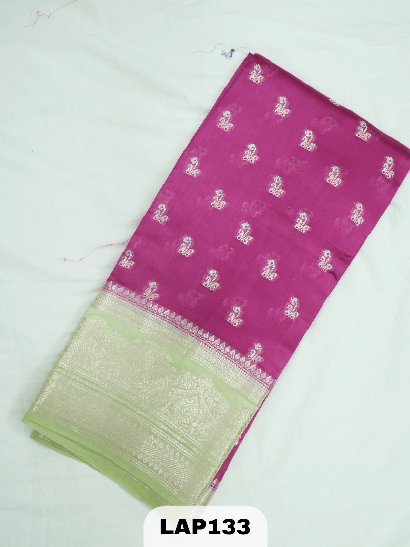 Banaras kora dupion silk saree