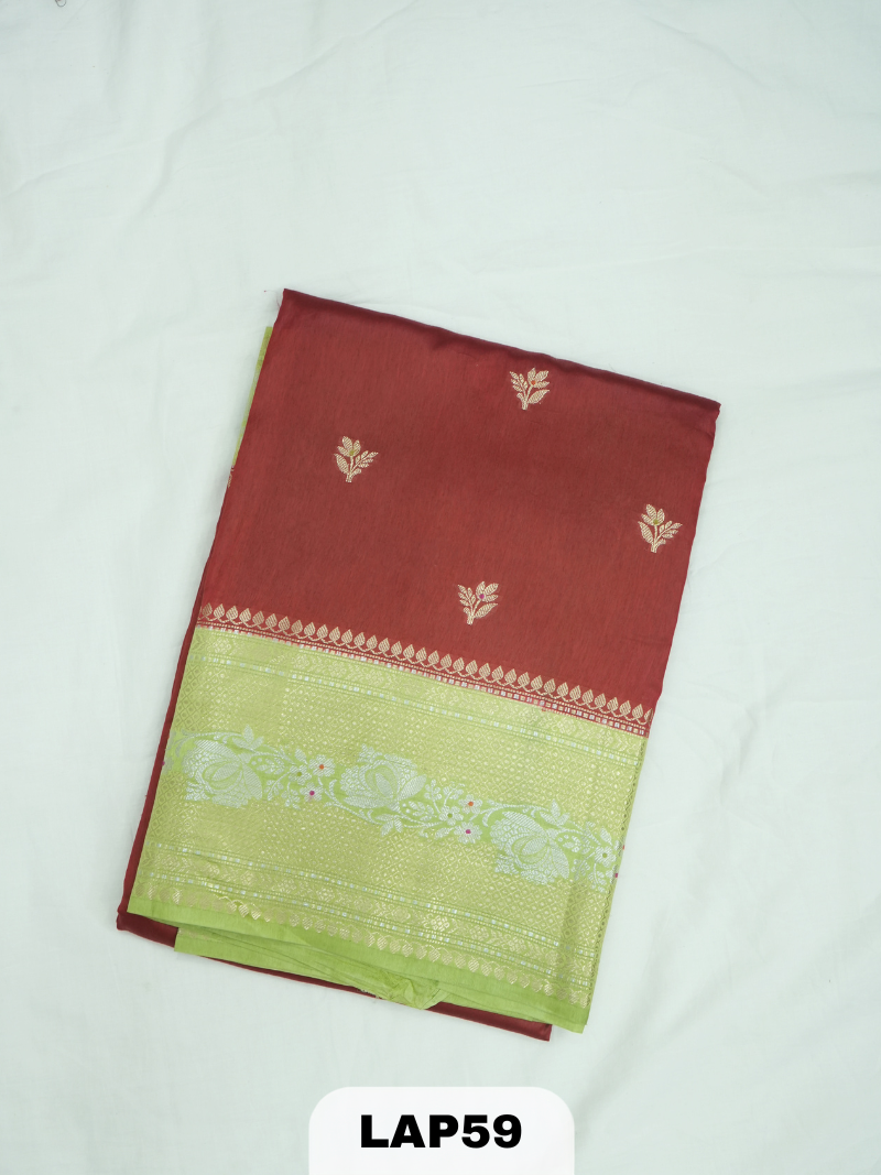 Banaras kora dupion silk saree