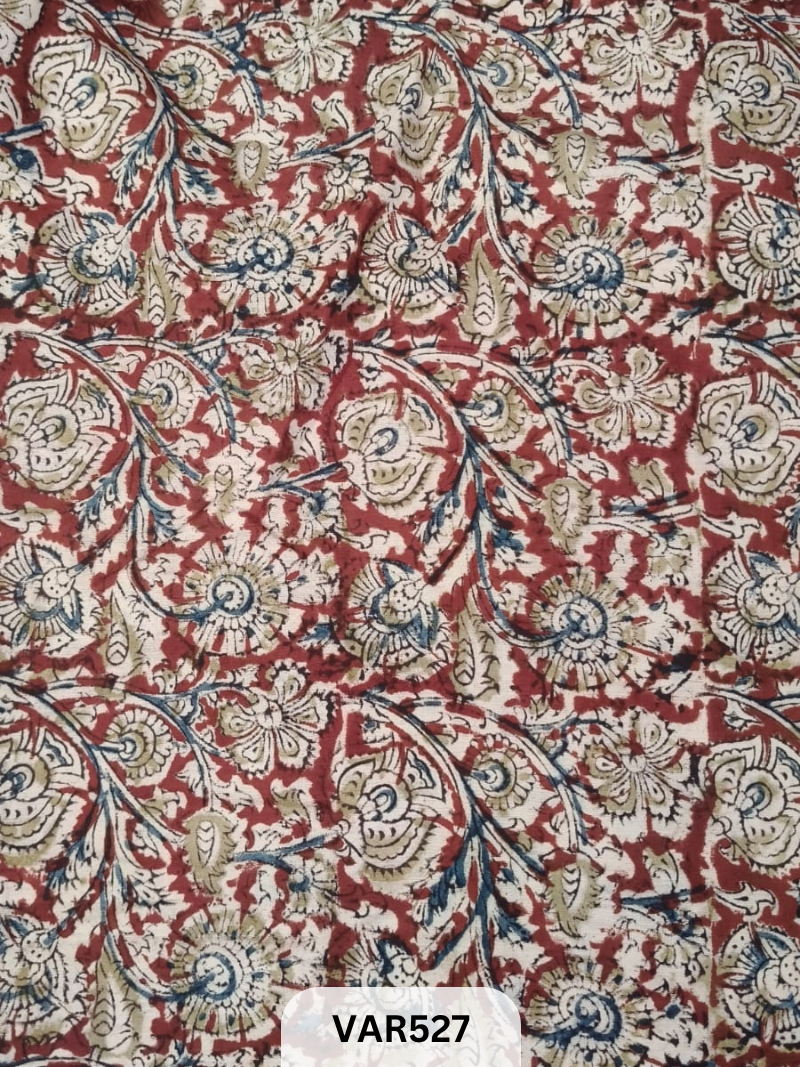 Kalamkari Hand printed - Fabric -2mtr
