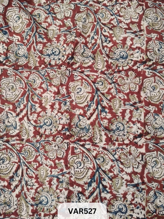 Kalamkari Hand printed - Fabric -2mtr