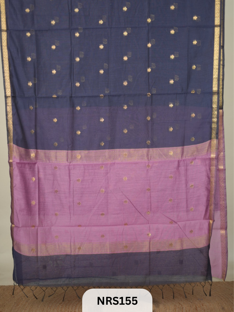 CHANDERI INSPIRED MAHESWARI SAREE