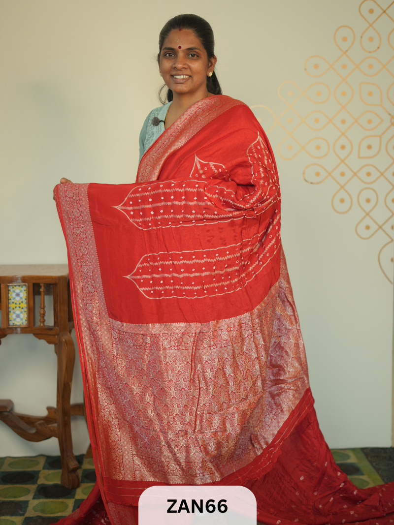 BANARASI BANDHINI SAREE