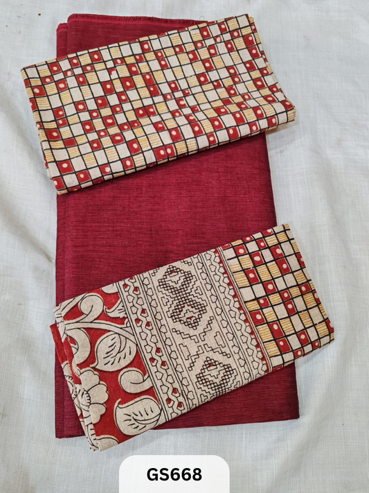 Kalamkari Handblock Salwar Suit 3 pcs