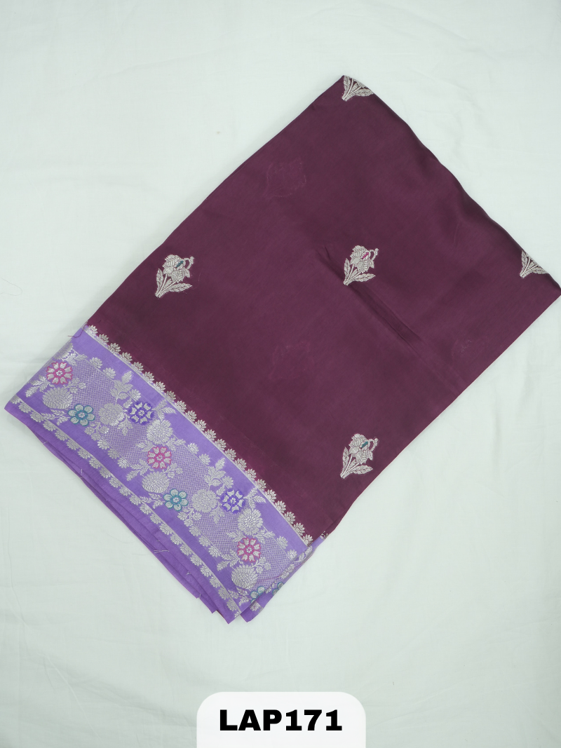 Banaras kora dupion silk saree