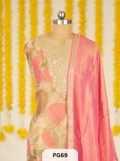 PREMIUM SILKY TISSUE SALWAR SUIT