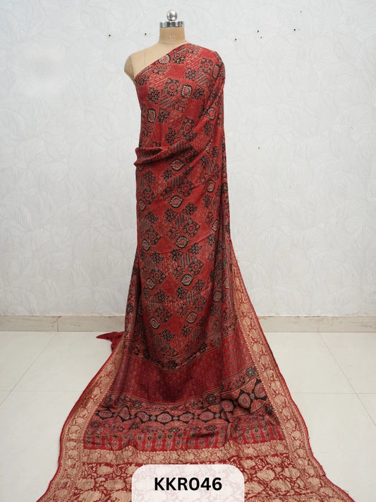 DOLA SILK - AJRAKH HANDBLOCK PRINT