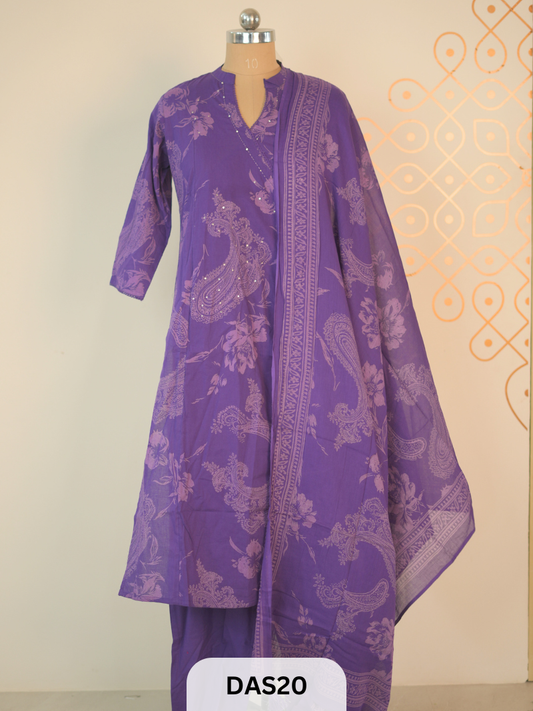 PURE MUL 3PCS SALWAR SUIT