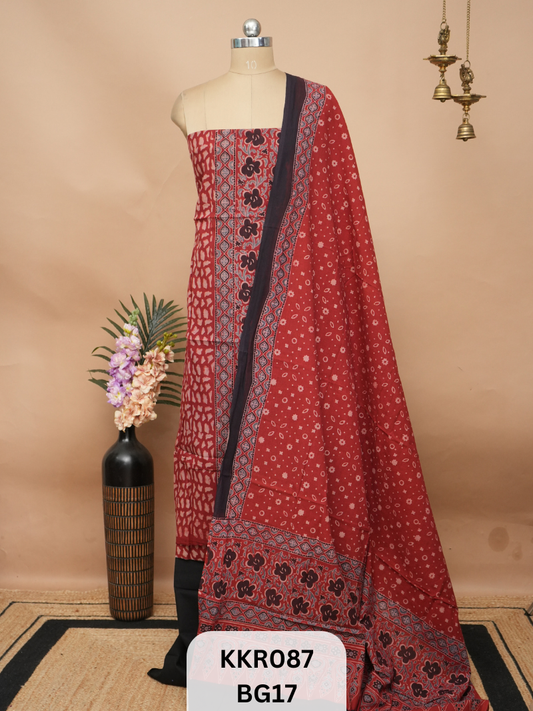 COTTON AJRAKH SALWAR SUIT