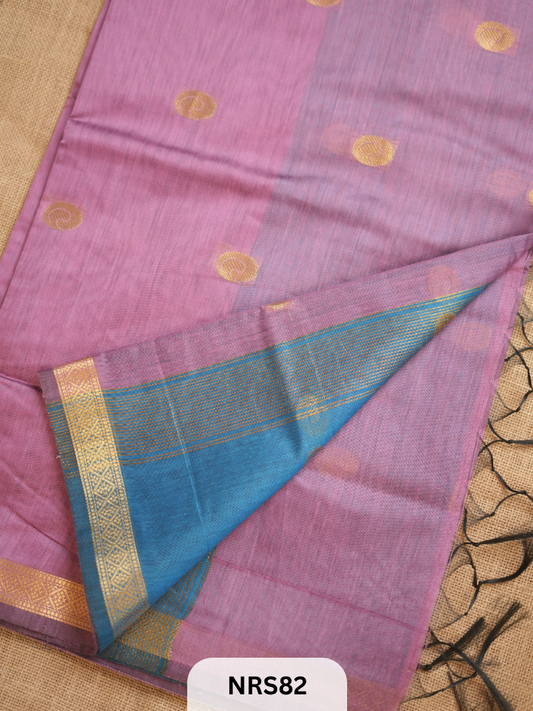 CHANDERI INSPIRED MAHESWARI SAREE