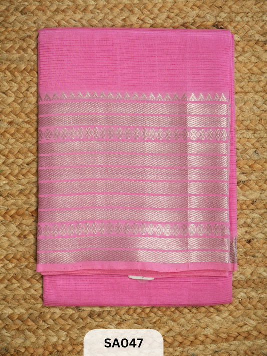 Pure Handloom Mangalgiri Pattu Material (2.5 Meters)