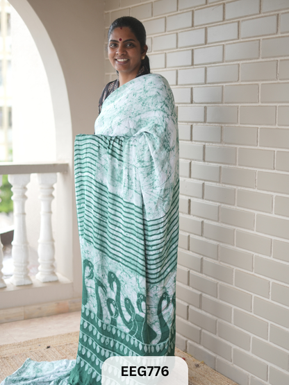 BATIK PRINT MODAL SAREE