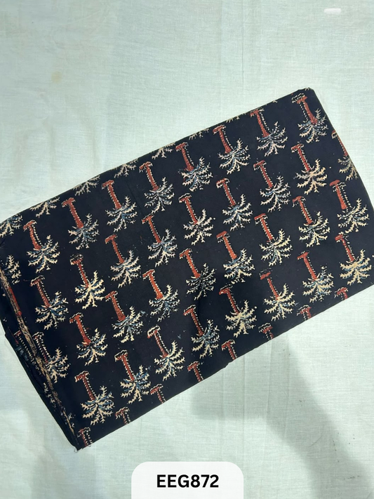 COTTON AJRAKH FABRIC-1MTR