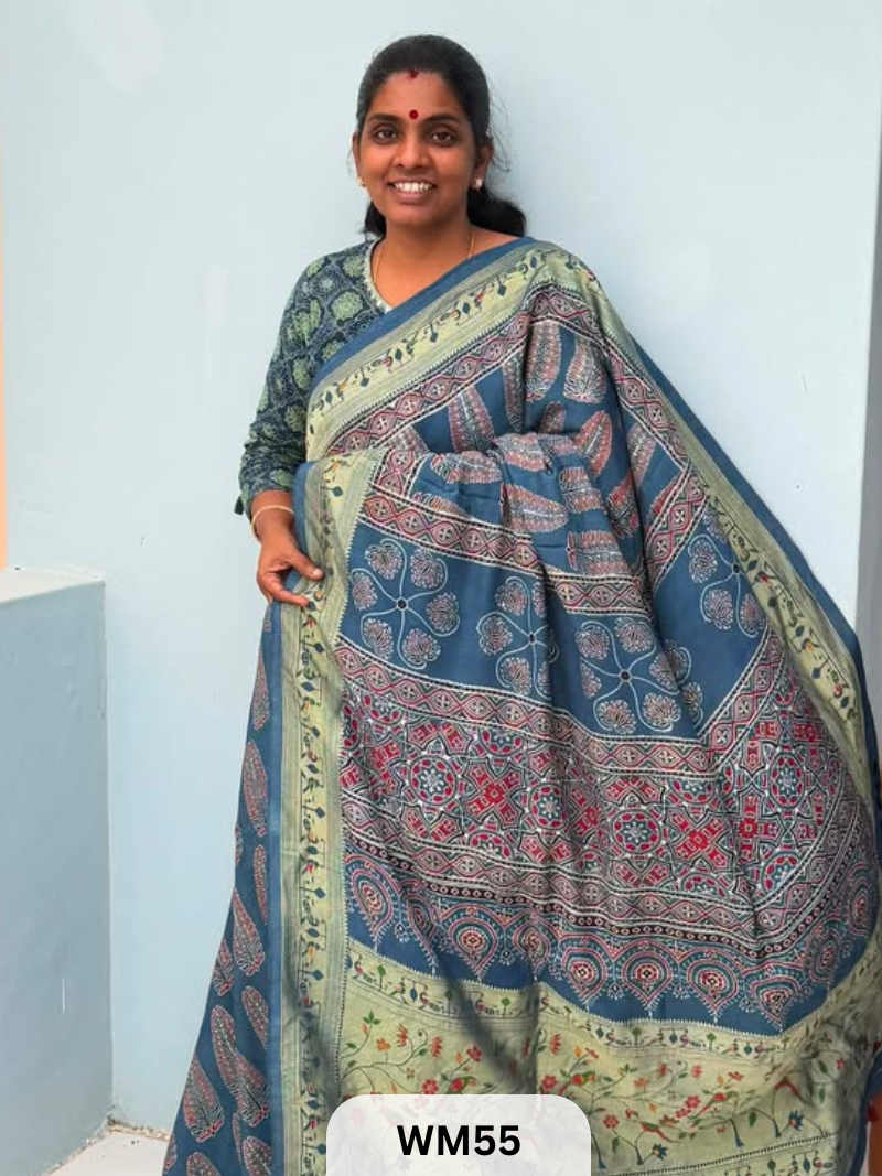 MODAL WITH PAITHANI SAREE
