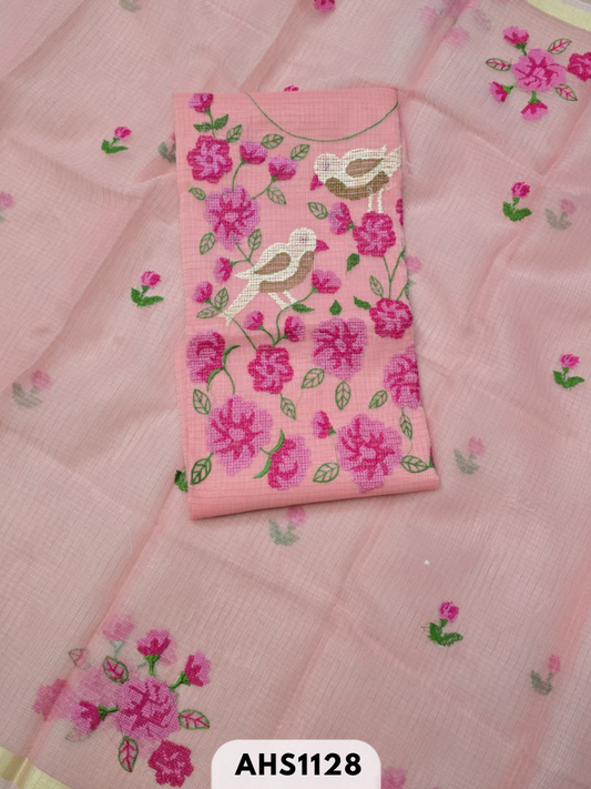 Kota Doria Embroidery 2 pcs Salwar set