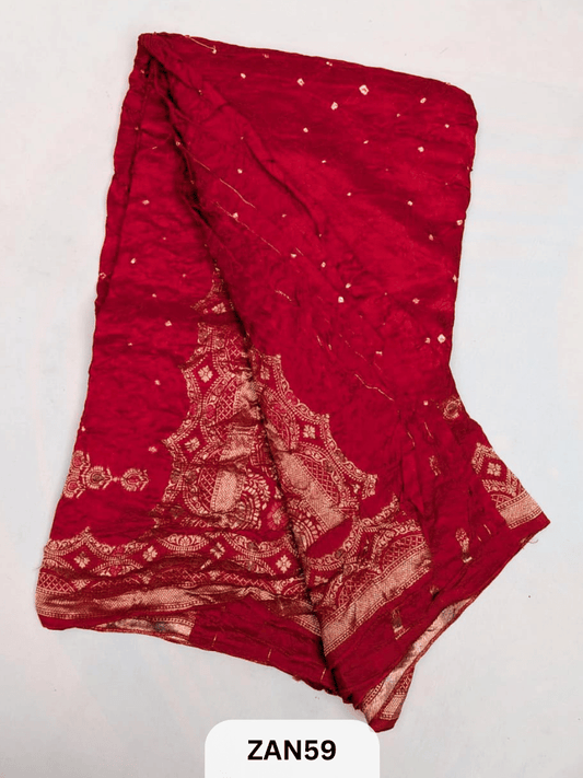 BANARASI WITH BANDHINI SAREE