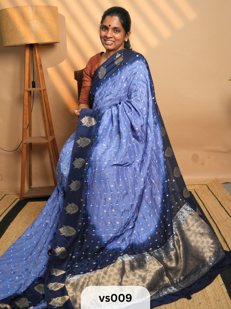 RAW MANGO X BANDHANI SAREE