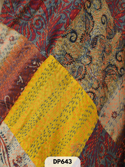 PATCH WORK DUPATTA - 2 MTR LENGTH AND 37 PANNA