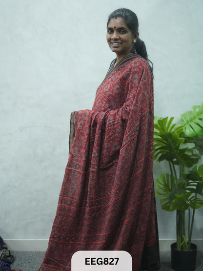 KOTA DORIA AJRAKH SAREE