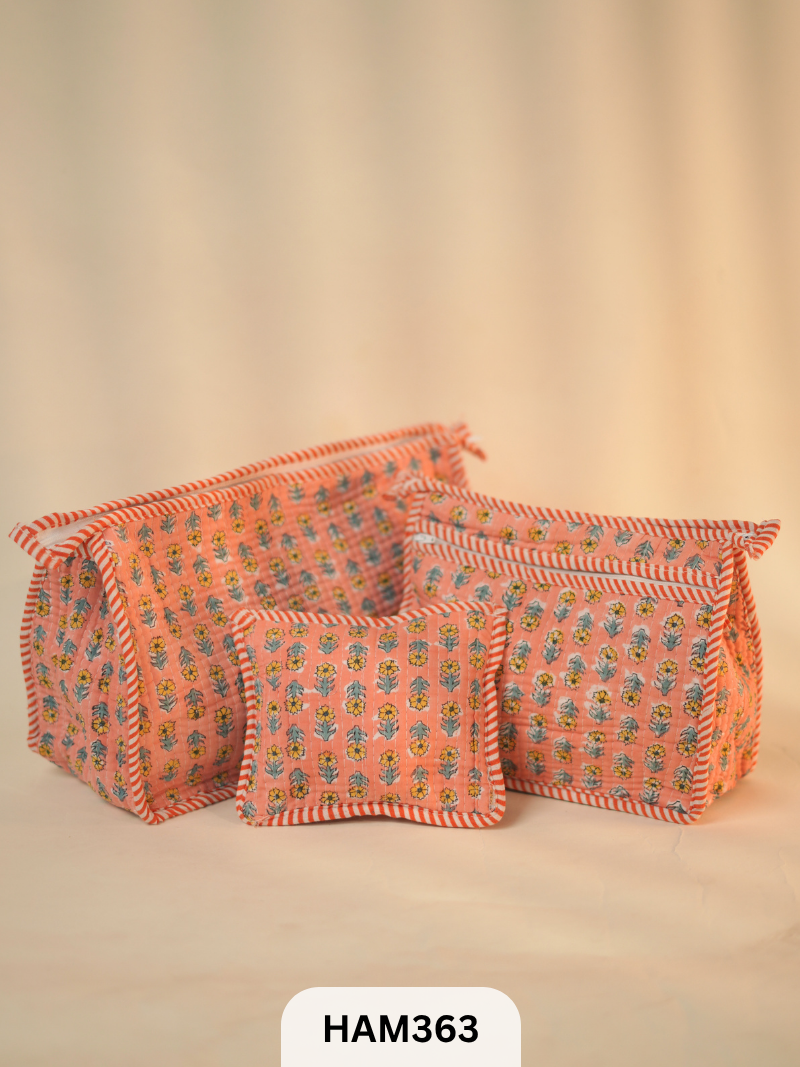 QULITED TRAVEL 3 COMBO POUCH