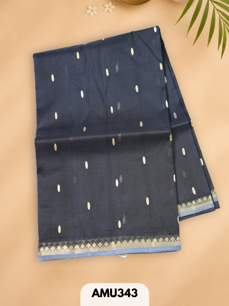 PURE KORA ORGANZA HANDLOOM SAREE