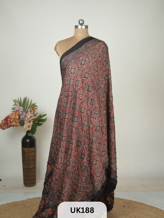 MODAL HANDBLOCK DUPATTA