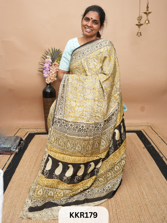 DABU KALAMKARI MODAL SILK