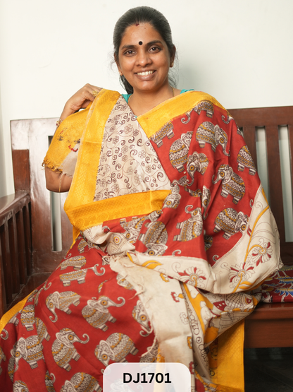 KALAMKARI CHENNURI SILK