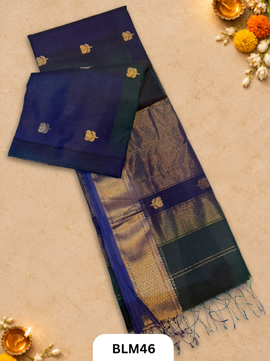 Maheshwari Lotus Buta Saree