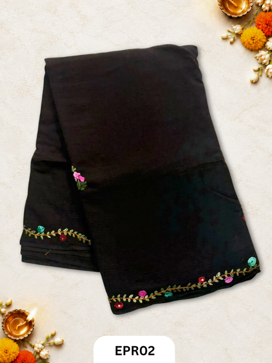 Kota Cotton With Embroidery Lambani Saree