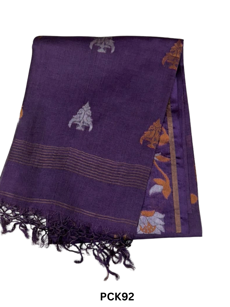 Pure Gachi By Gachi Tussar With Tissue Saree