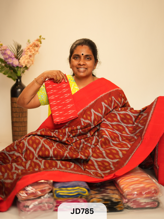IKKAT POCHAMPALLY HANDLOOM MERCHANDISE SAREE