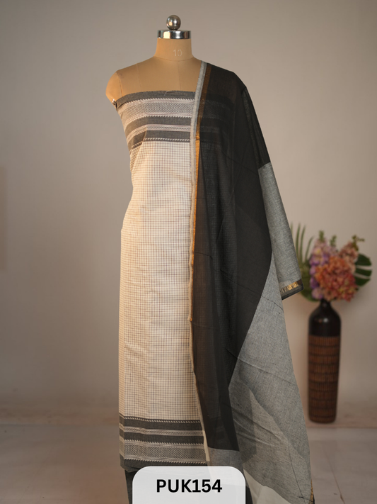 PATTEDA ANCHU INSPIRED SALWAR SUIT - 3PCS