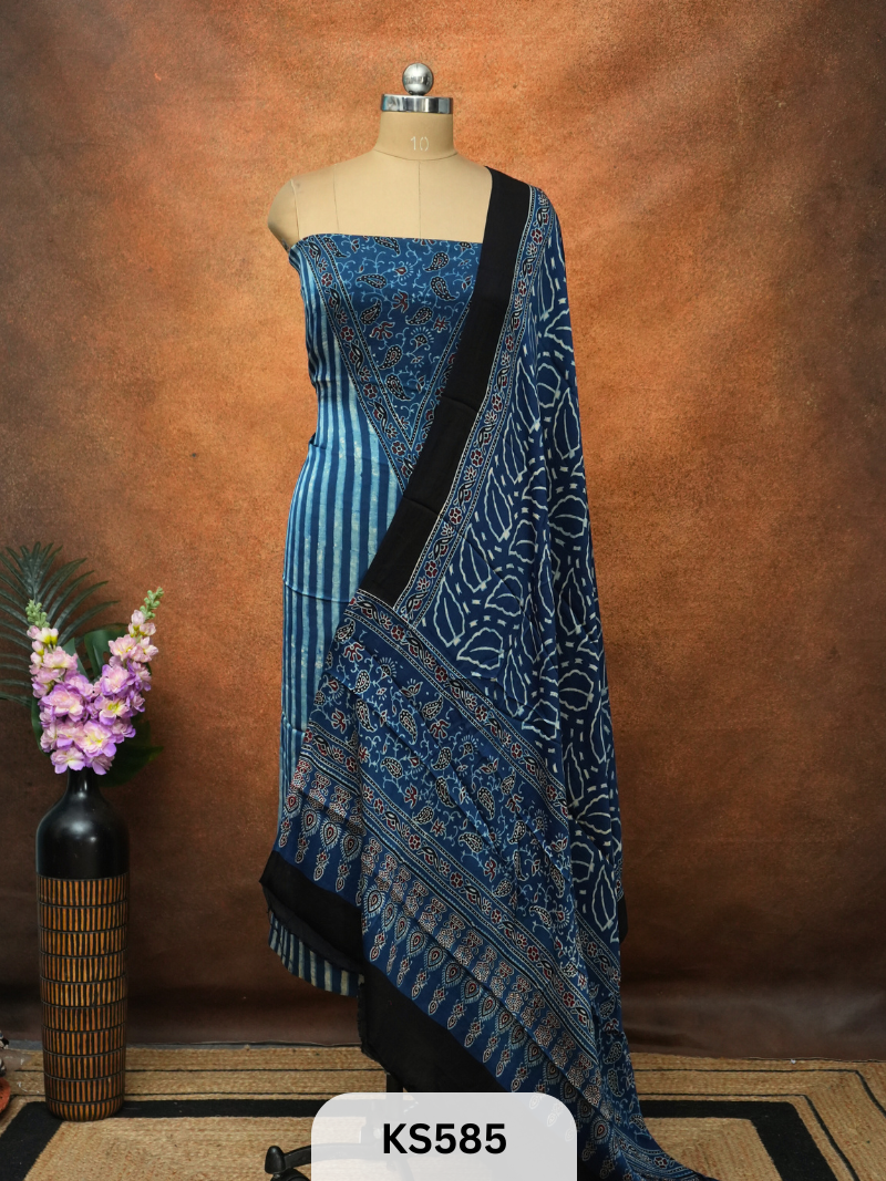 PURE AJRAKH MODAL SALWAR SUIT